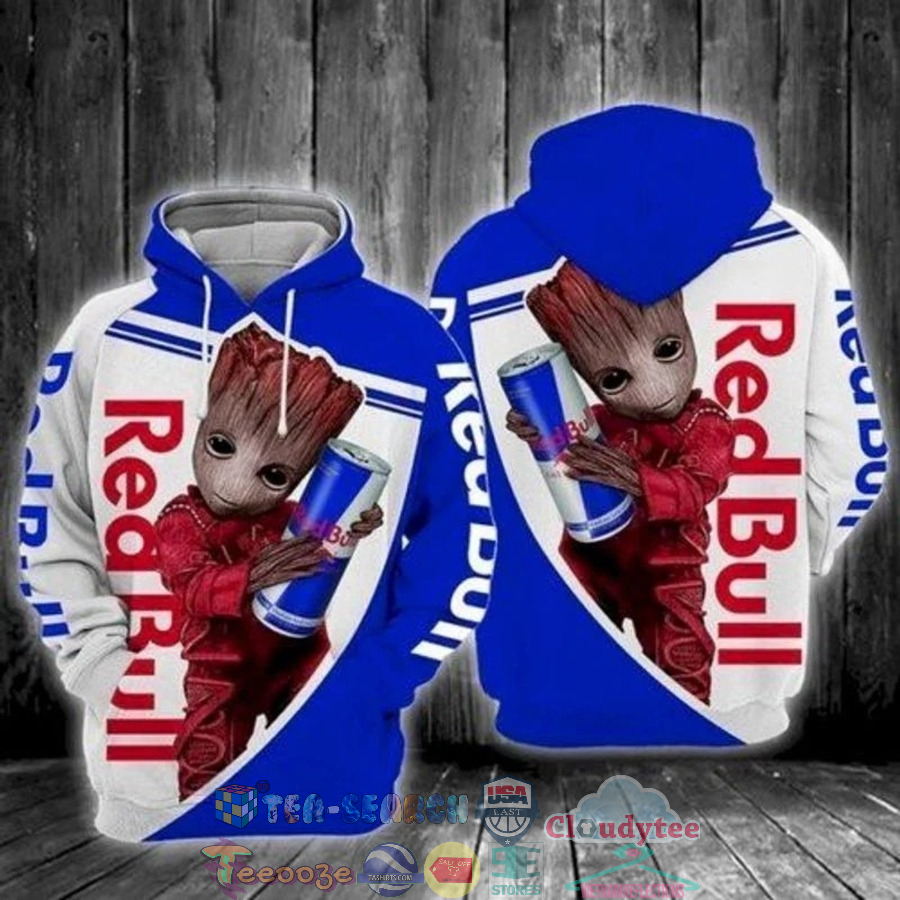 Groot Hug Red Bull 3D Hoodie