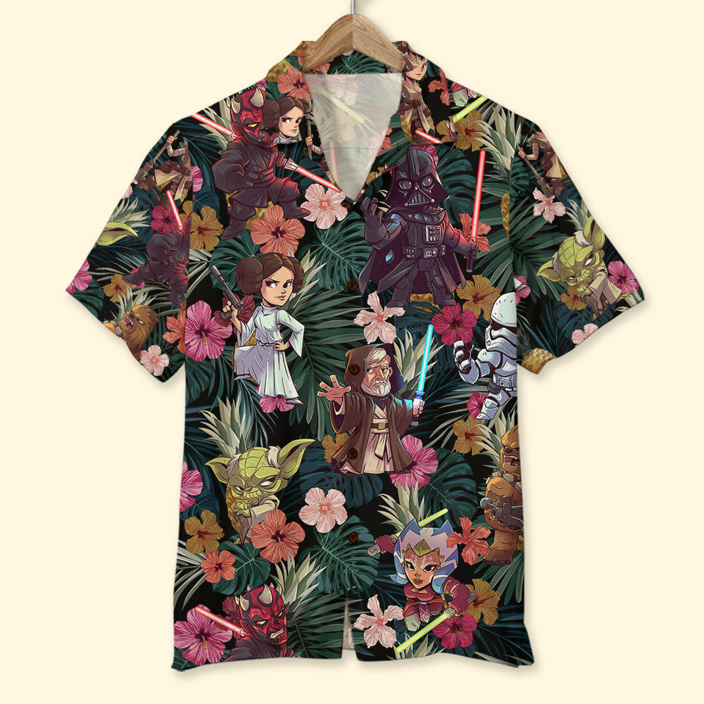 HOT Star Wars Characters Summer Flower Pattern Hawaii Shirt