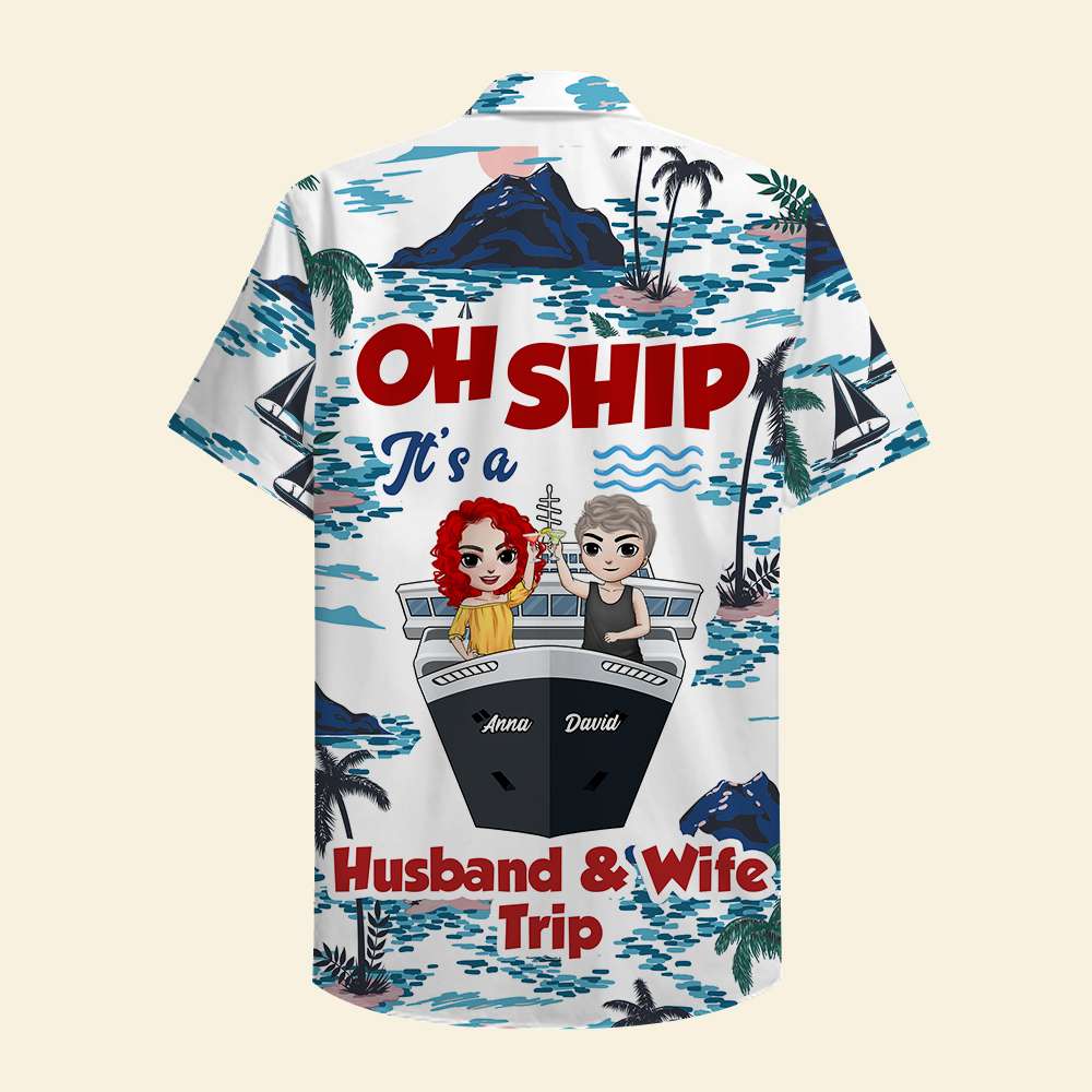 HOT Personalized Oh Ship It’s Is Husband & Wife Trip Hawaii Shirt