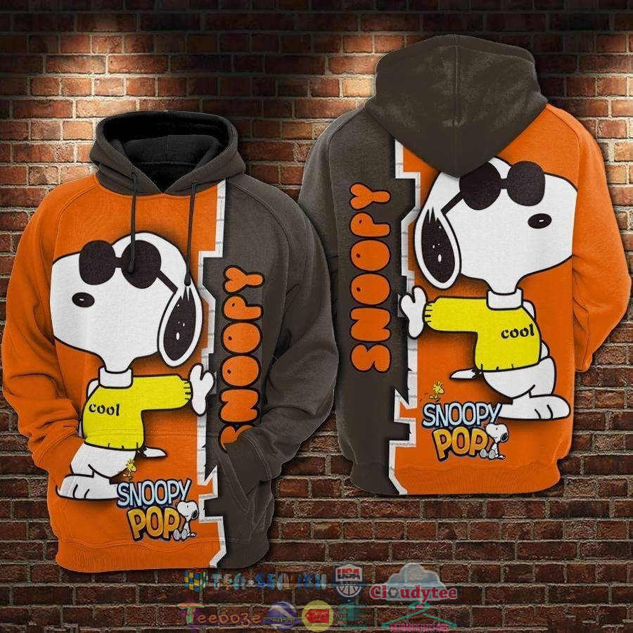 Snoopy Pop Cool 3D Hoodie