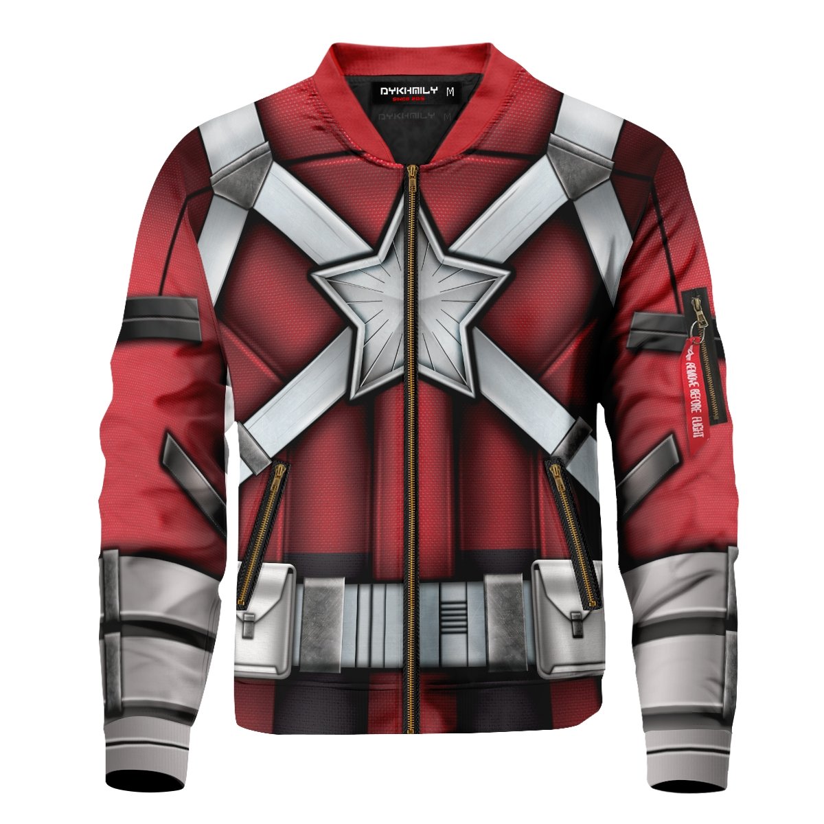 HOT Red Guardian 3D bomber Jacket