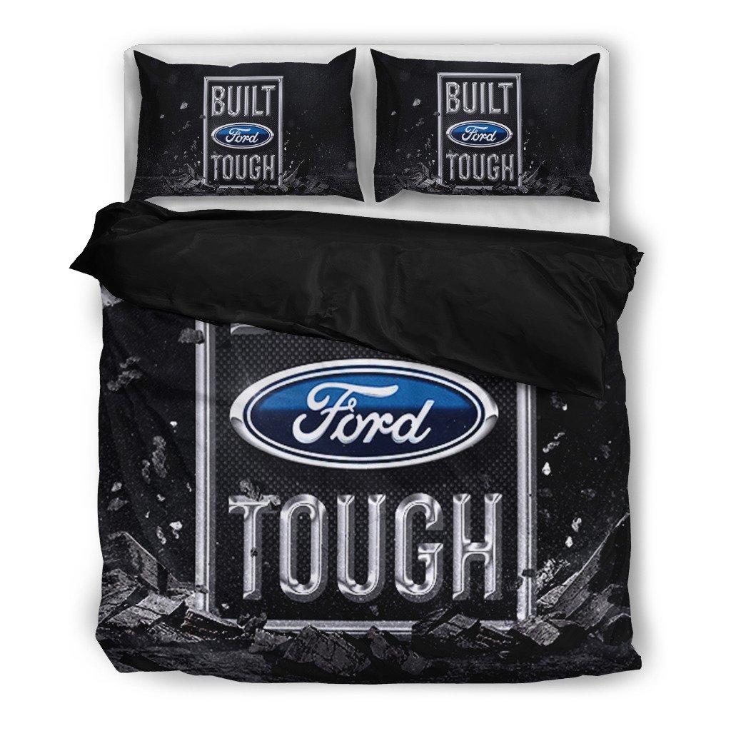 BEST Ford Tough Logo Duvet Cover Bedding Set