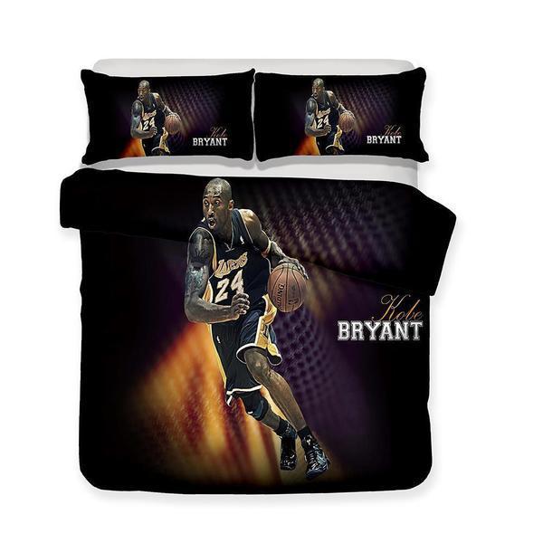 BEST Los Angeles Lakers NBA Kobe Bryant Theme Duvet Cover Bedding Set