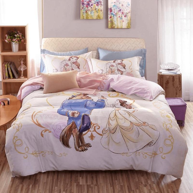 BEST Beauty And The Beast Duvet Cover Bedding Set