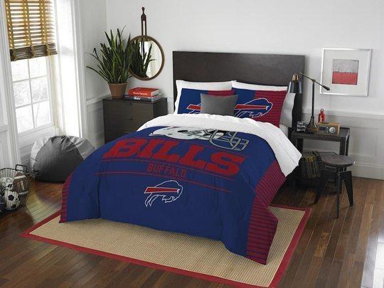BEST Buffalo Bills NFL blue Duvet Cover Bedding Set