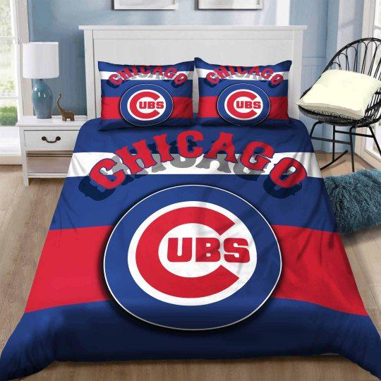 BEST Chicago Cubs MLB Duvet Cover Bedding Set