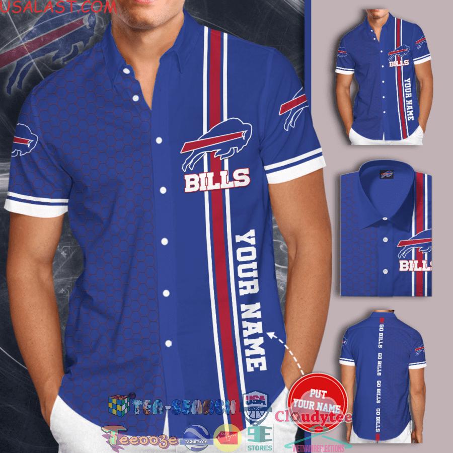 Personalized Name Buffalo Bills NFL Team Go Bills All Over Print Hawaiian Shirt