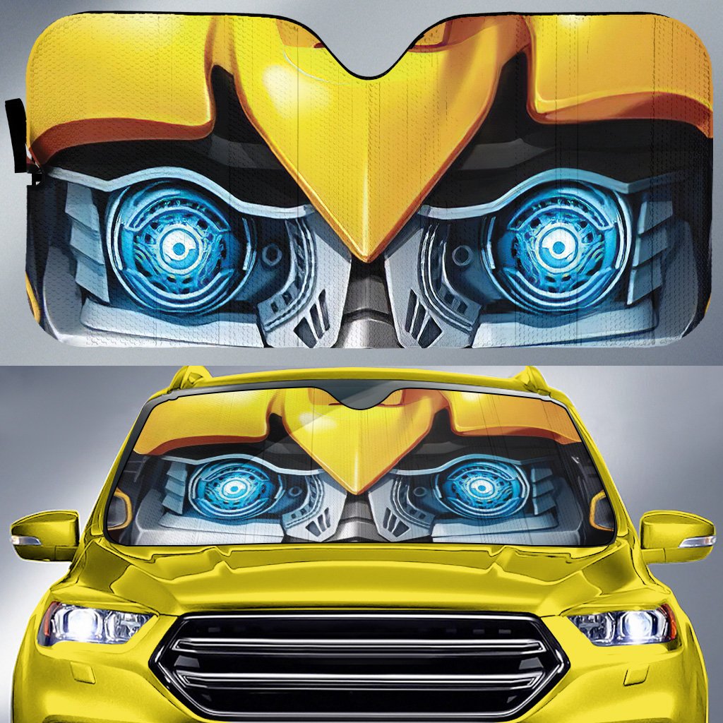 Transformer Bumblebee Eyes Car Sunshade