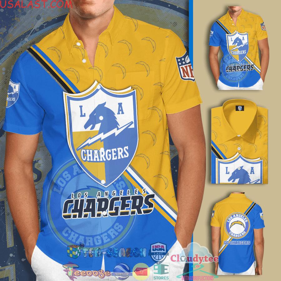 Los Angeles Chargers NFL Team Go Chargers All Over Print Hawaiian Shirt