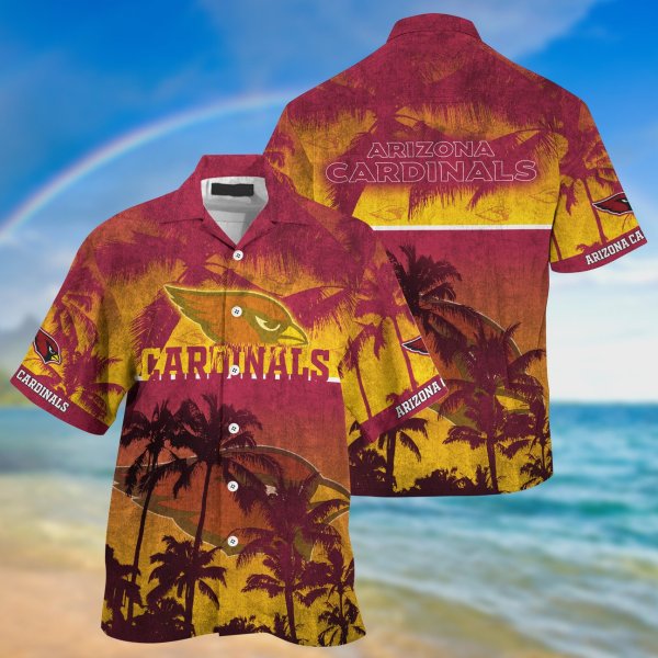 NEW Arizona Cardinals palm tree Hawaii Shirt