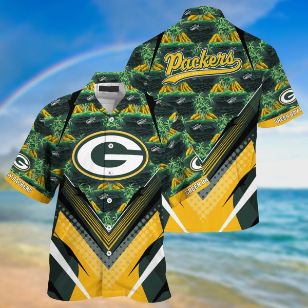 NEW Green Bay Packers Island Hawaii Shirt