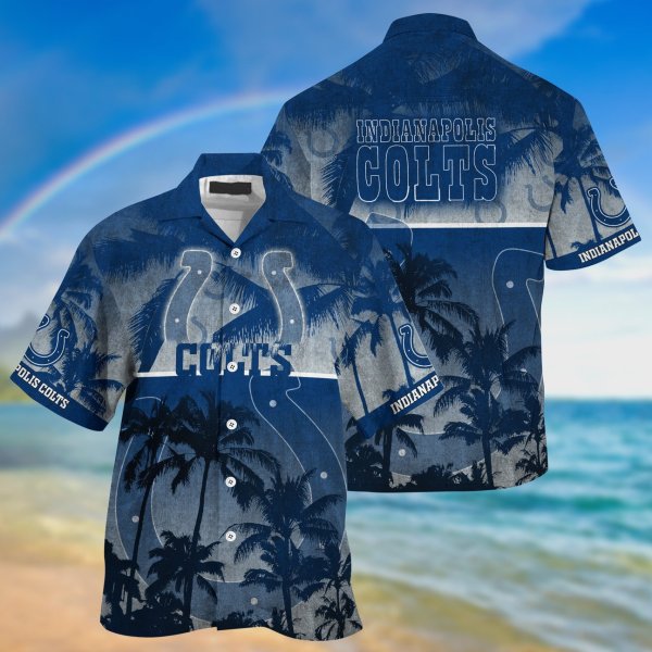 NEW Indianapolis Colts palm tree Hawaii Shirt