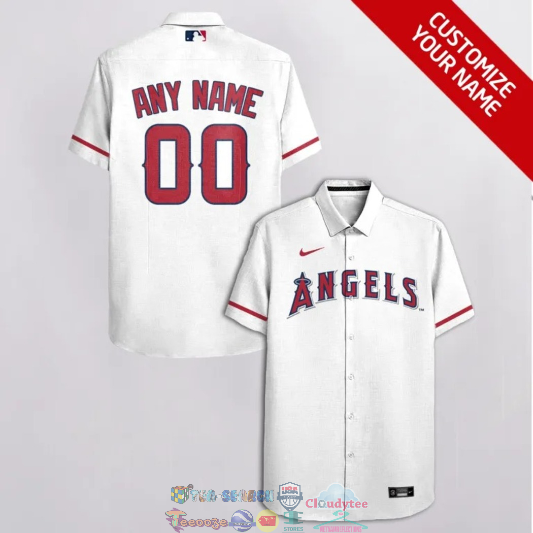 Review Los Angeles Angels MLB Personalized Hawaiian Shirt