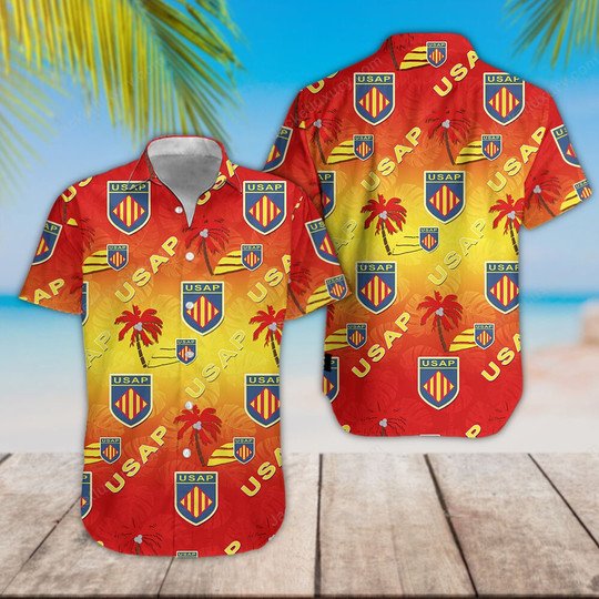 HOT USA Perpignan Hawaiian Shirt