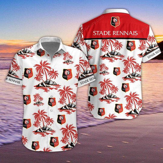 HOT Stade Rennais F.C Hawaiian Shirt, Shorts