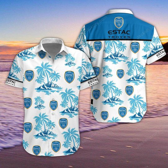 HOT ESTAC Troyes Hawaiian Shirt, Shorts