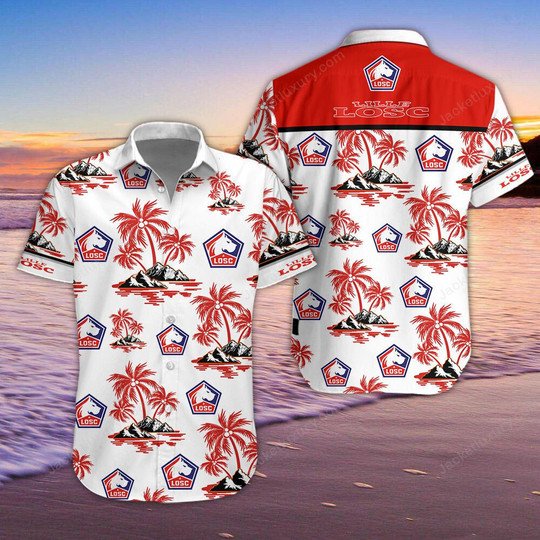 HOT LOSC Lille Hawaiian Shirt, Shorts