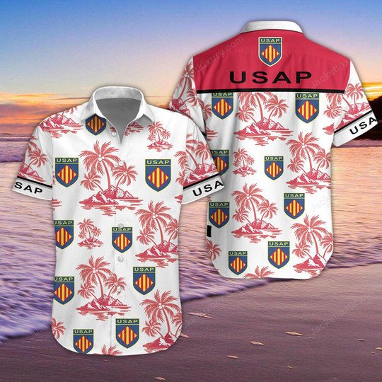 HOT USA Perpignan Hawaiian Shirt, Shorts