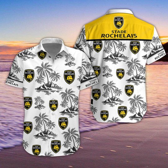 HOT Stade Rochelais Hawaiian Shirt, Shorts