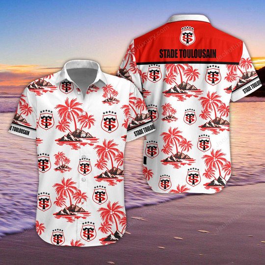 HOT Stade Toulousain Hawaiian Shirt, Shorts