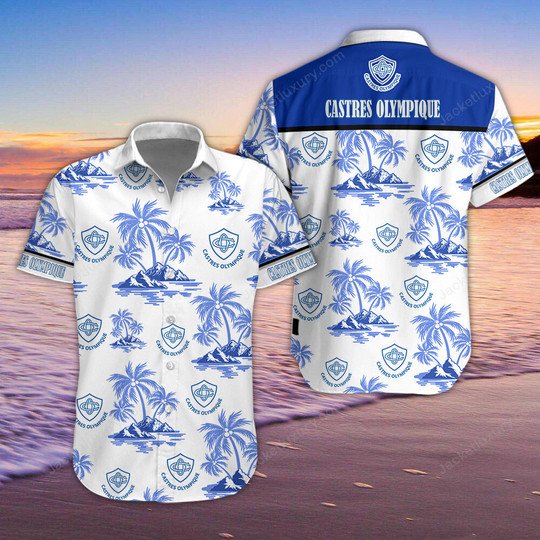HOT Castres Olympique Hawaiian Shirt, Shorts