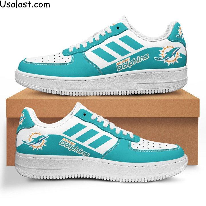 Available Miami Dolphins Air Force 1 AF1 Sneaker Shoes
