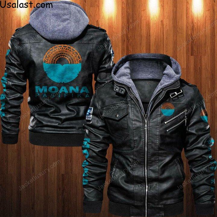 Moana Pasifika Leather Jacket