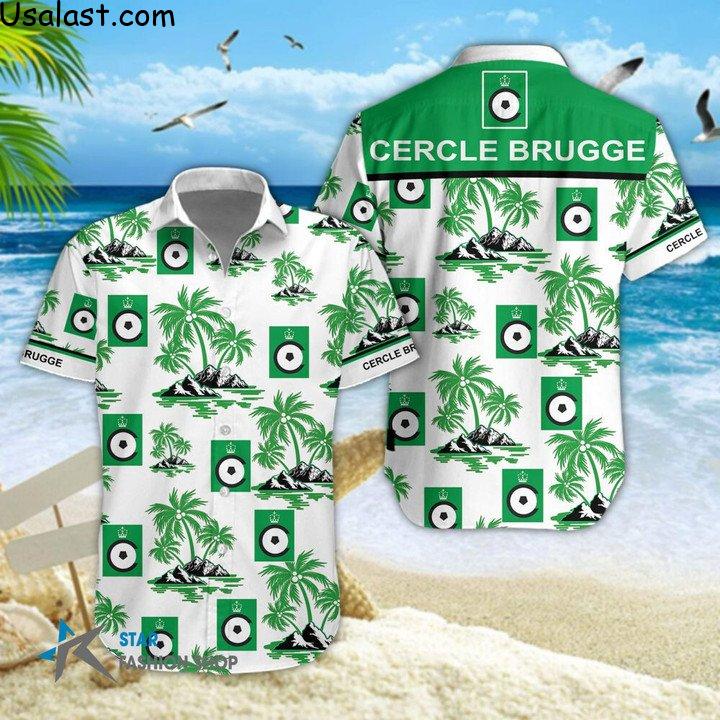 Fabulous Cercle Brugge K.S.V Hawaiian Shirt Beach Short