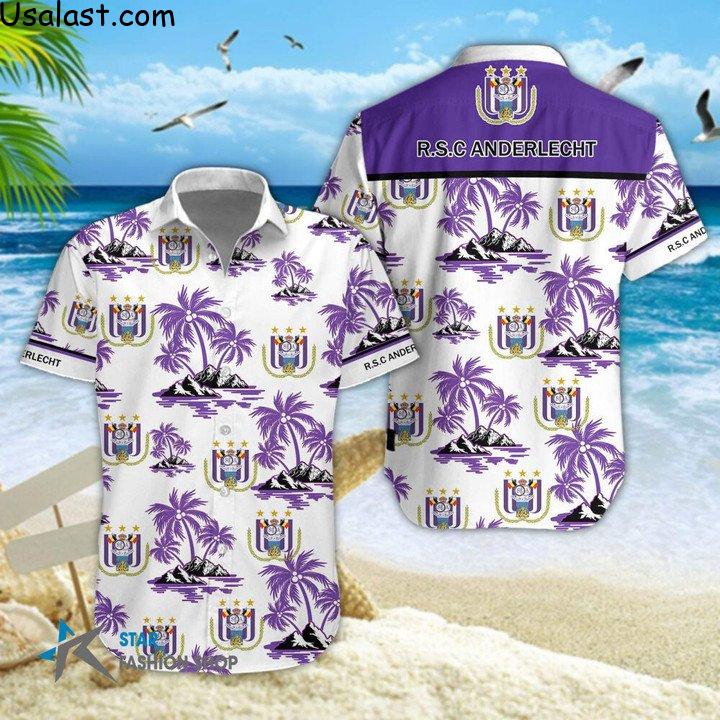 Hot TrendR.S.C. Anderlecht Hawaiian Shirt Beach Short