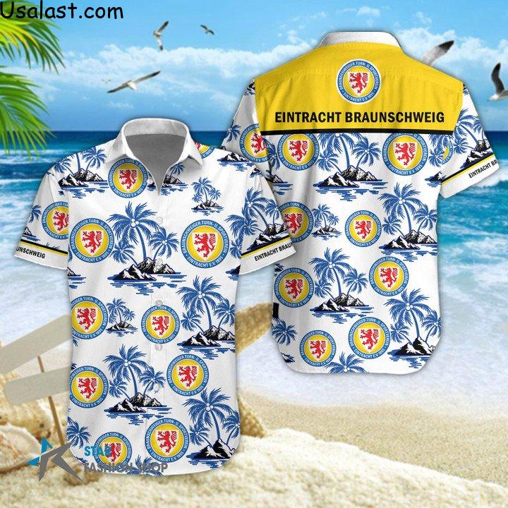 Top Rate Eintracht Braunschweig Hawaiian Shirt Beach Short