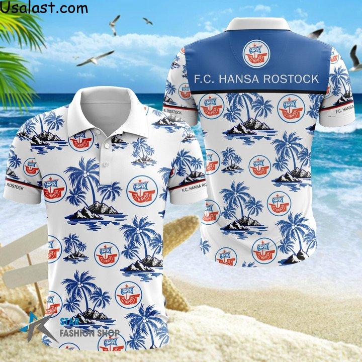 Nice F.C Hansa Rostock Coconut 3D T-Shirt, Hawaiian Shirt, Polo Shirt And Baseball Jersey