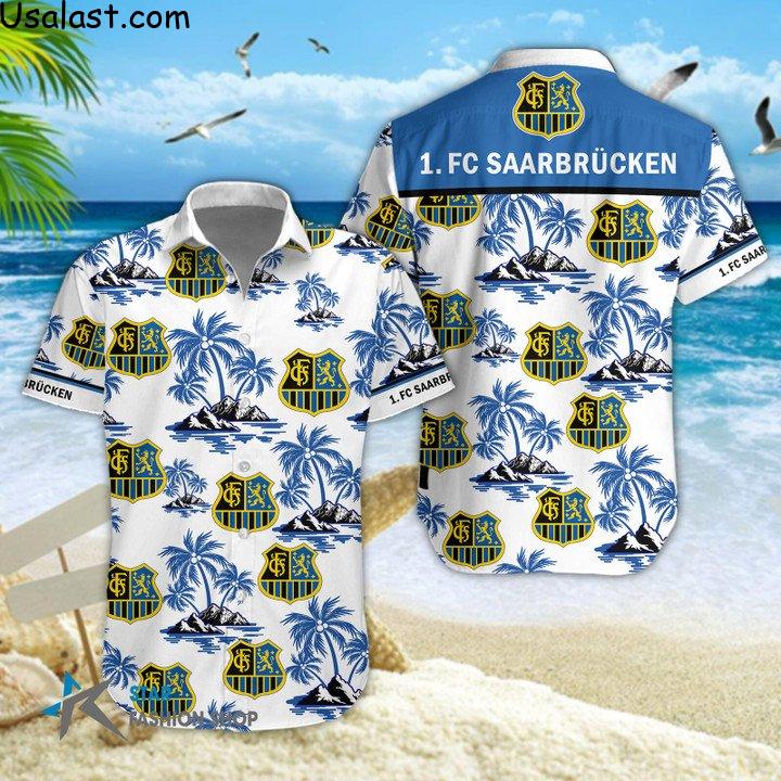 Top Finding FC Saarbrücken Hawaiian Shirt Beach Short