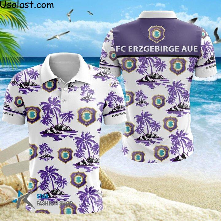 New Fashion FC Erzgebirge Aue Coconut 3D T-Shirt, Hawaiian Shirt, Polo Shirt And Baseball Jersey