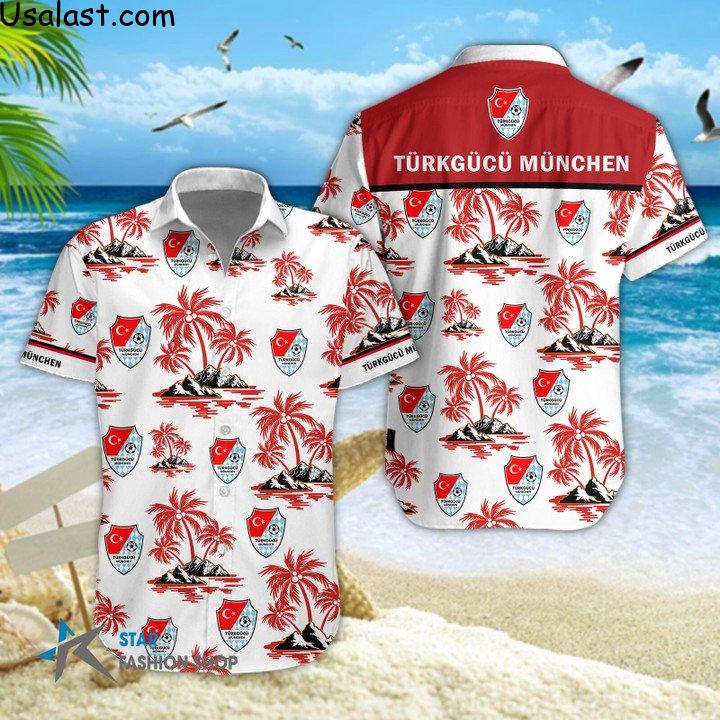 Welcome Türkgücü München Hawaiian Shirt Beach Short