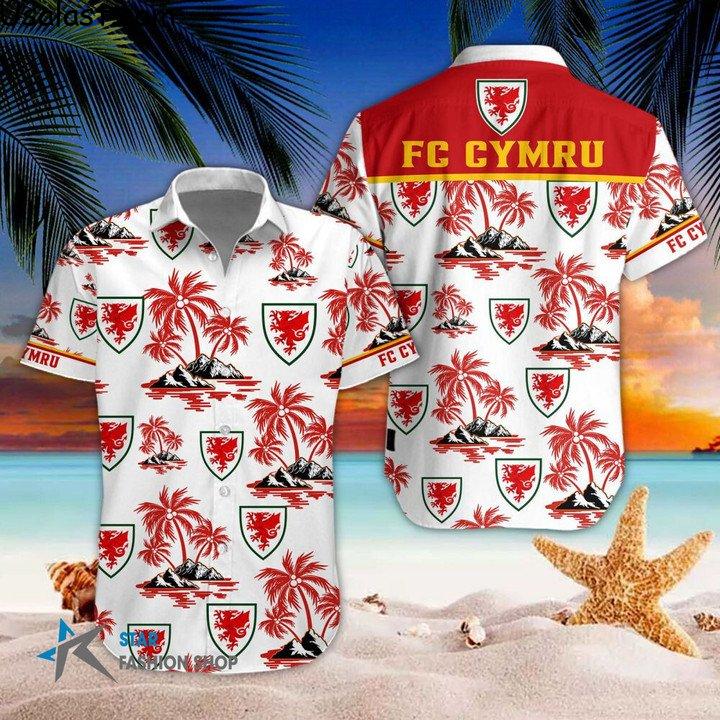 Available Wales National Football Team Hawaiian Shirt Beach Short