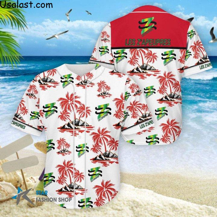 Best Selling Les Z’apeupres Coconut Baseball Jersey Shirt