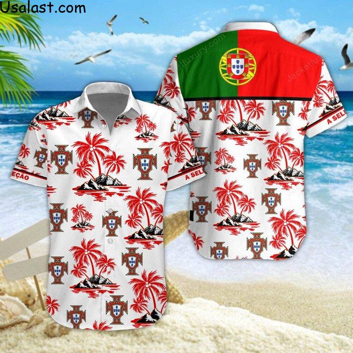 Amazing Portugal National Football Team Hawaiian Shirt Beach Short