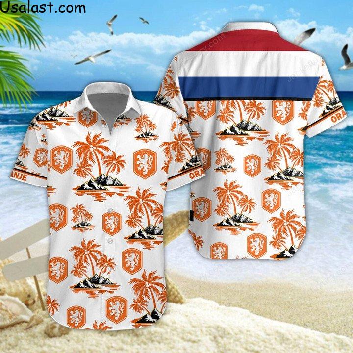 (Big Sale) Netherlands National Football Team Hawaiian Shirt Beach Short