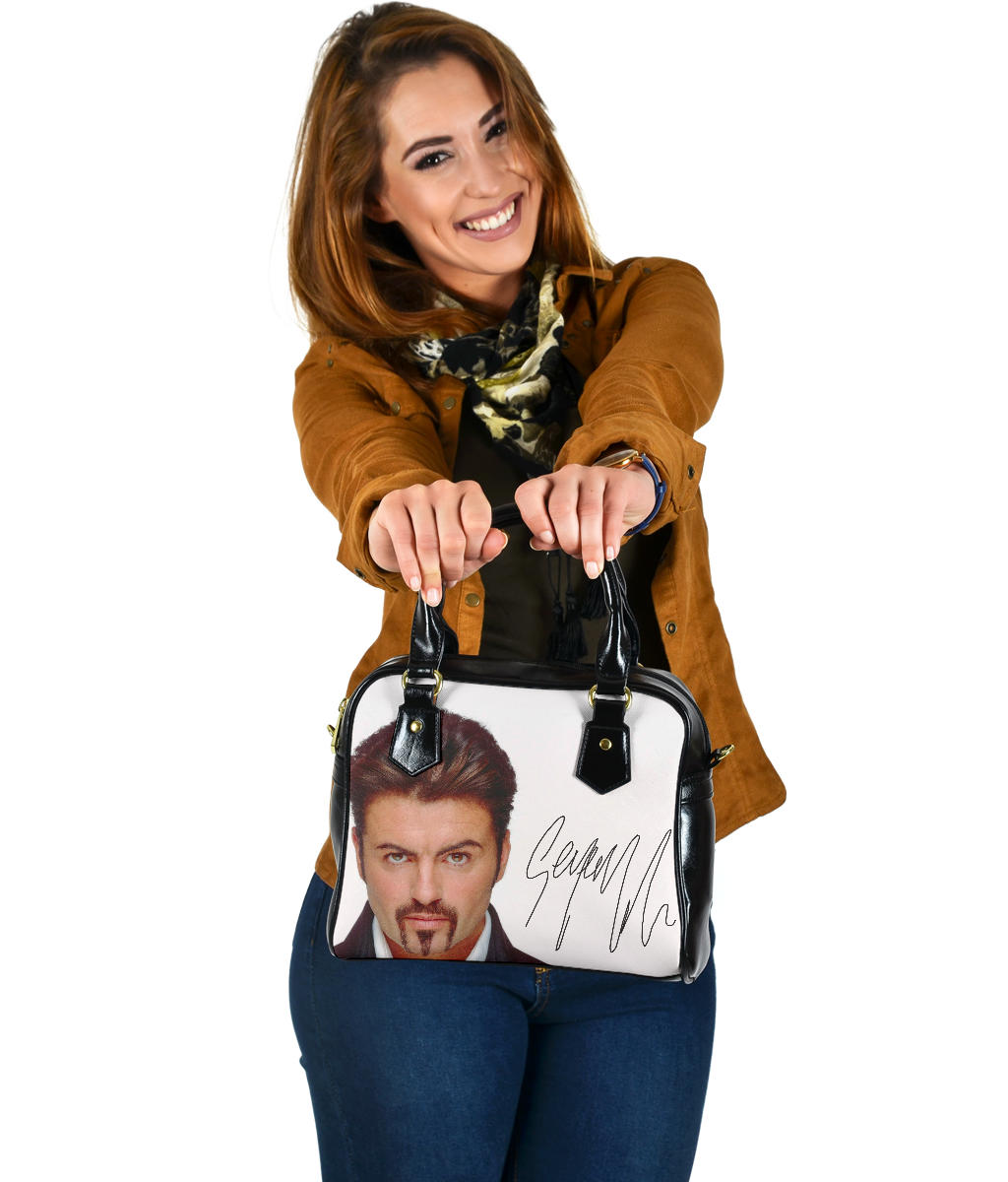 HOT George Michael Signature Leather Handbag