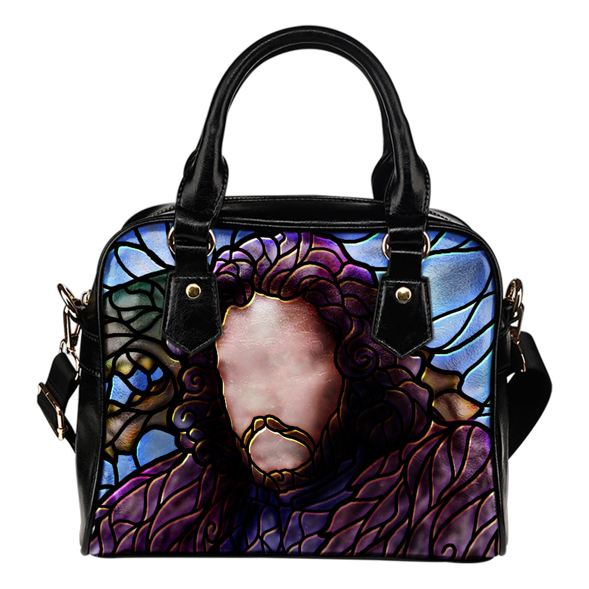 HOT Jon Snow Stained Glass Leather Handbag