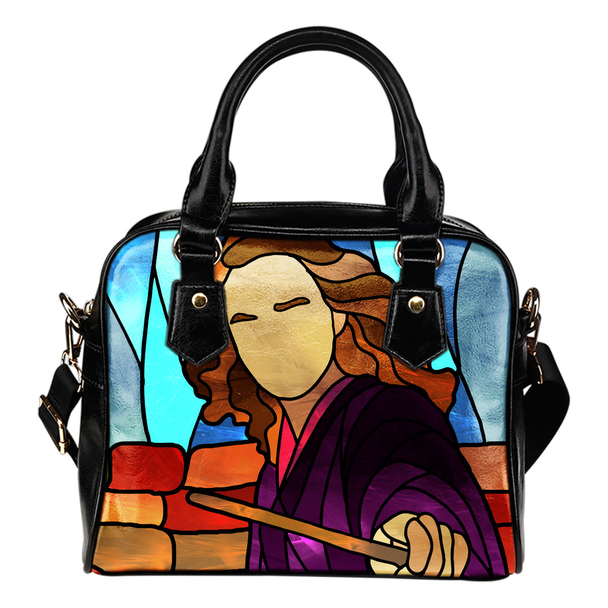 HOT Hermione Stained Glass Leather Handbag