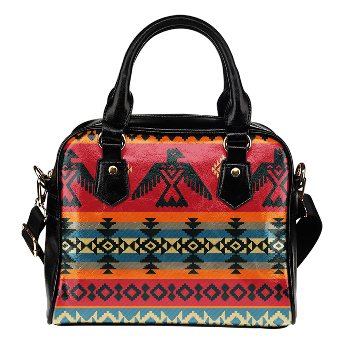 HOT Eagles Ethnic Leather Handbag