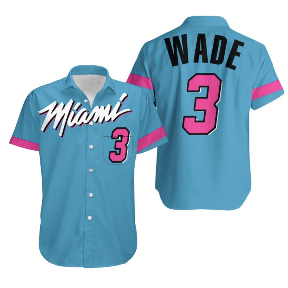 HOT Dwyane Wade 3 Miami Heat 2020 Hawaiian Shirt