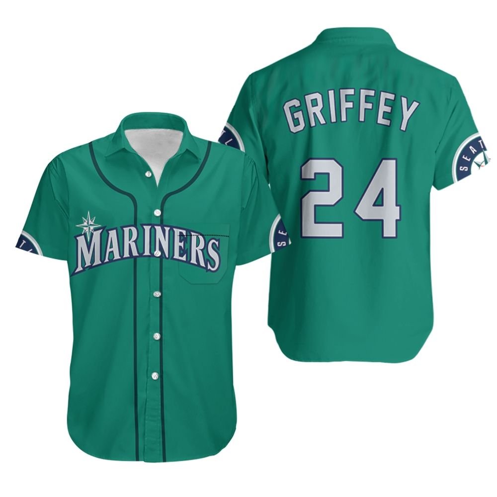 HOT Ken Griffey Jr Seattle Mariners Northwest Green 2019 Hawaiian Shirt