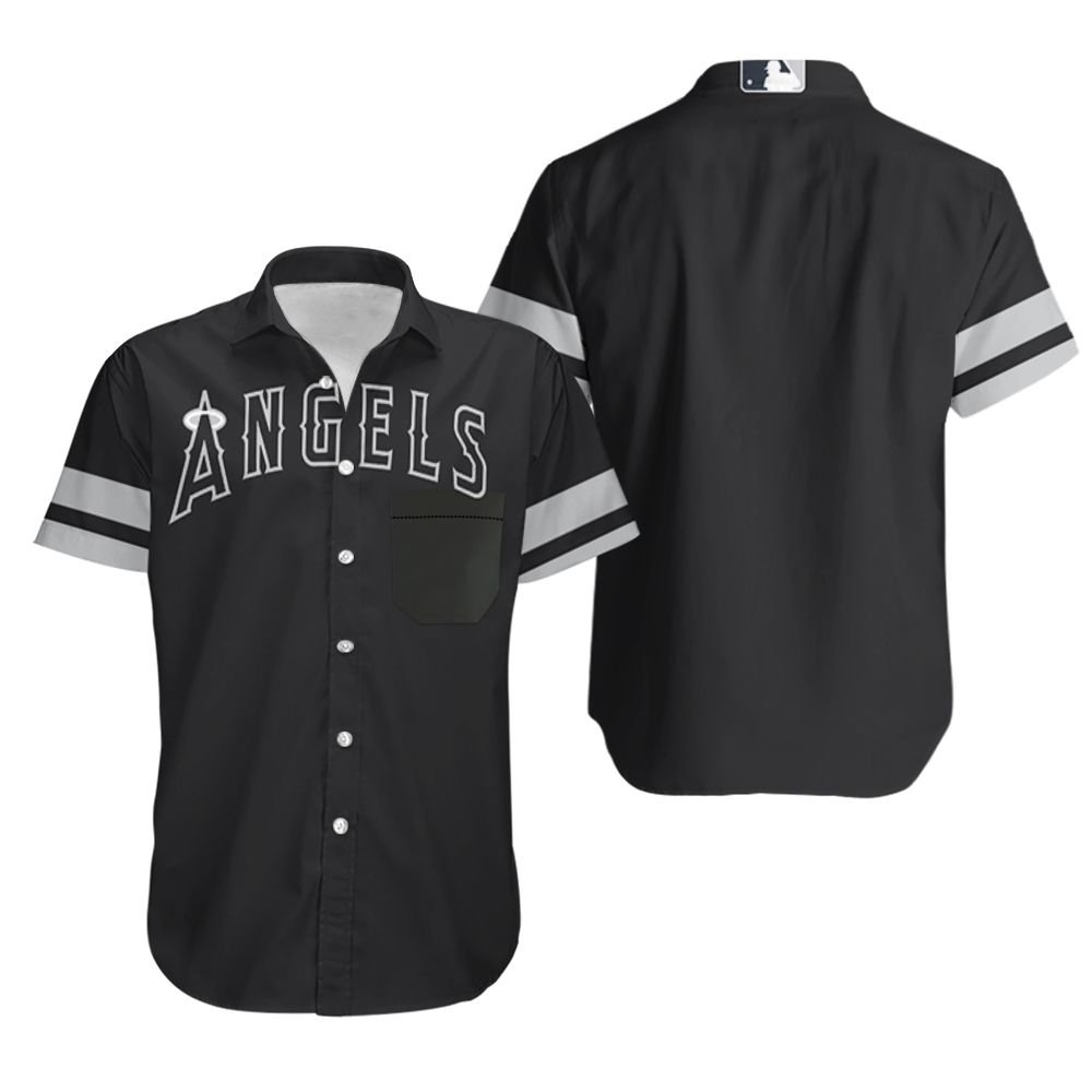 HOT Los Angeles Angels Black 2019 Hawaiian Shirt