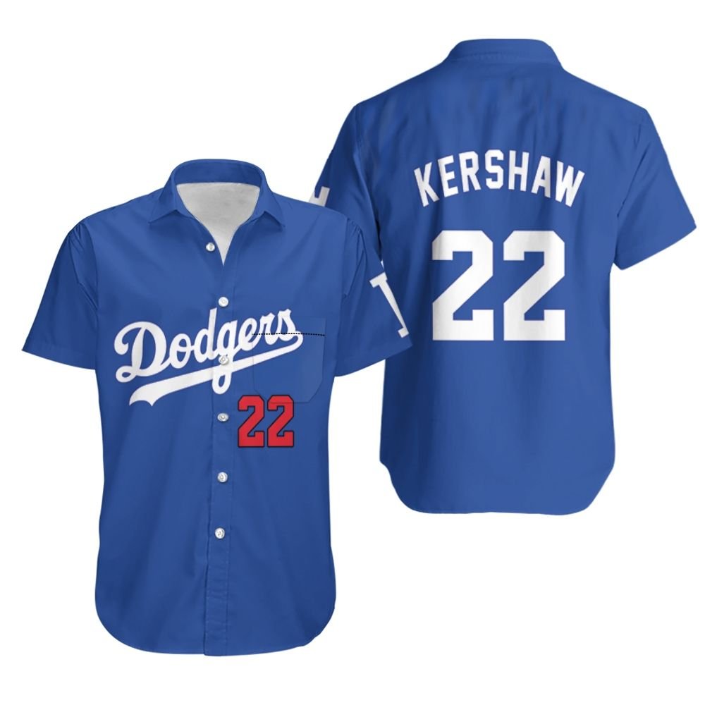 HOT Los Angeles Dodgers Clayton Kershaw 22 2020  MLB Hawaiian Shirt