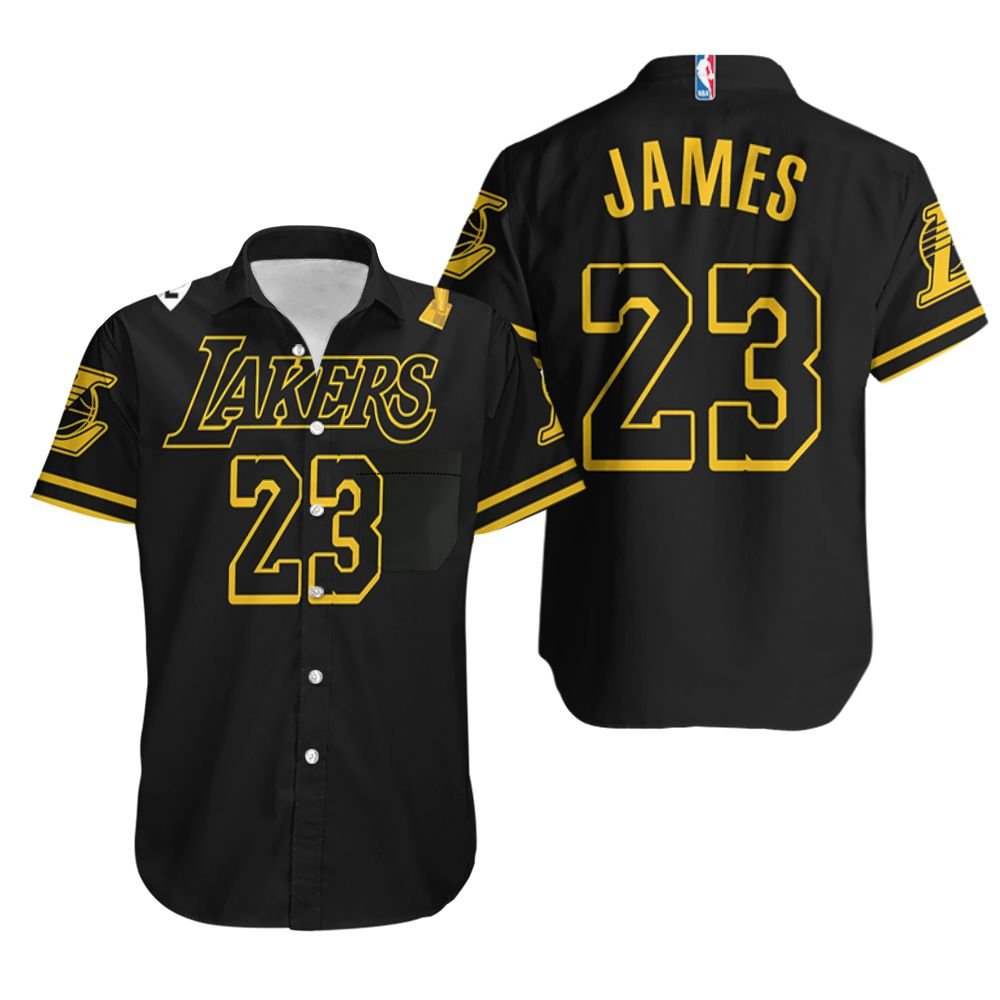 HOT Los Angeles Lakers Lebron James 23 Team 2020 Hawaiian Shirt