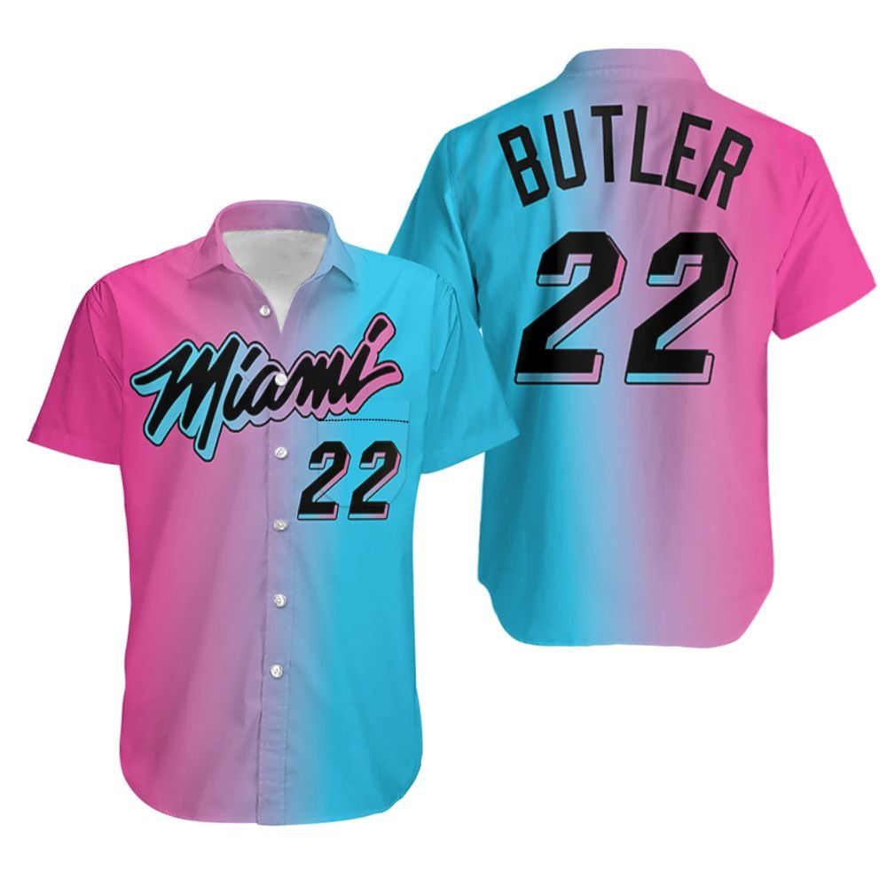 HOT Miami Heat Jimmy Butler 22 NBA 2020 Hawaiian Shirt
