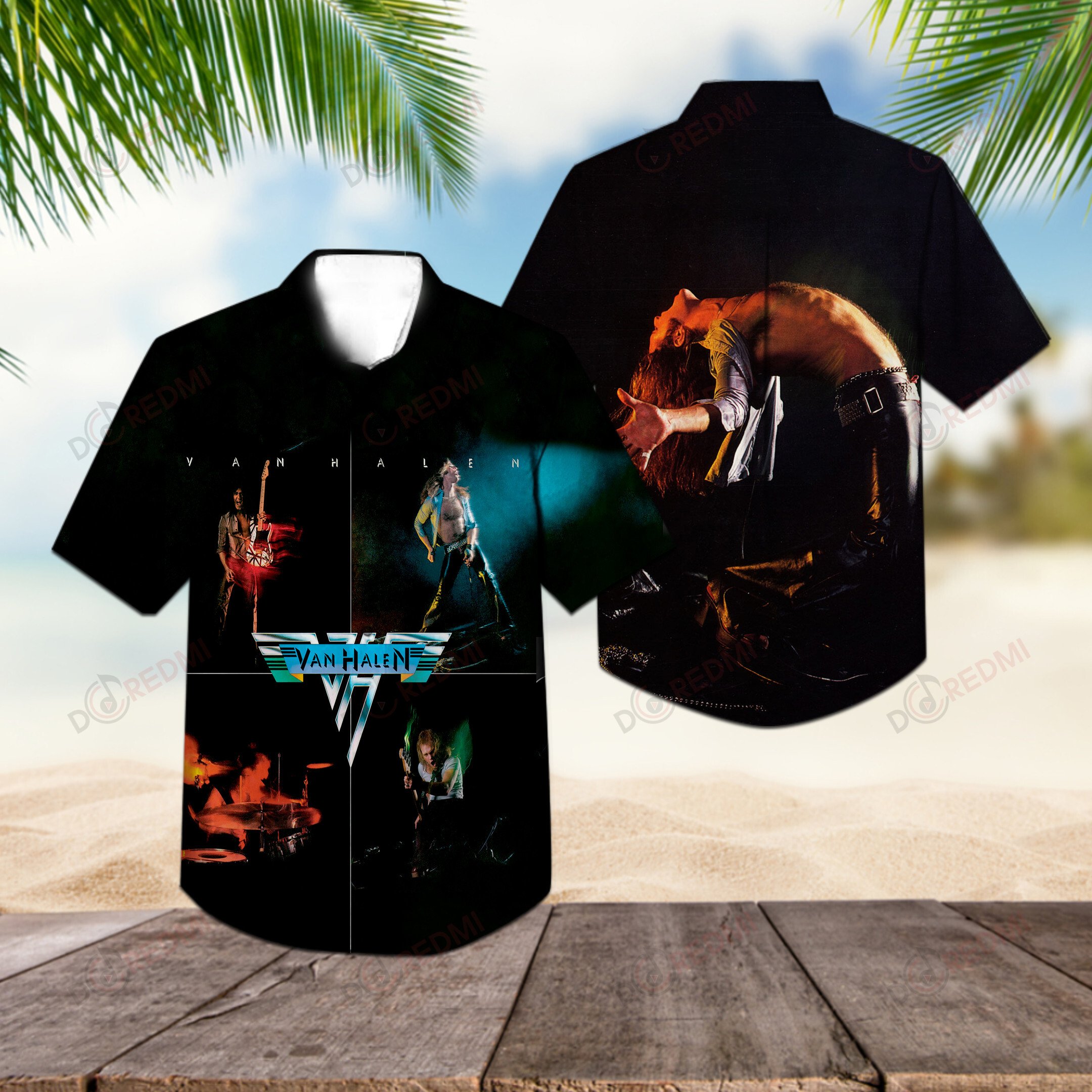 HOT Van Halen Album Hawaii Shirt