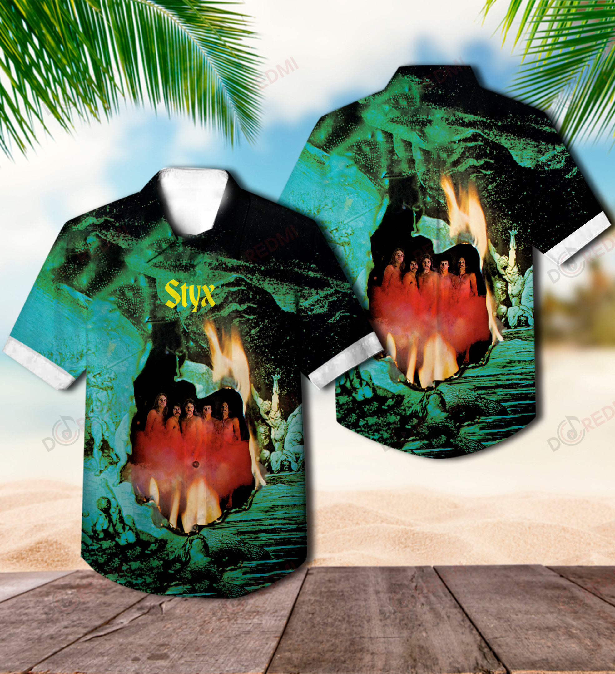 HOT Styx Band Album Hawaii Shirt